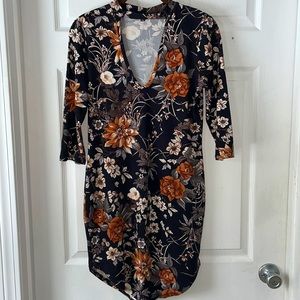 Forever 21 bodycon mini dress, size large